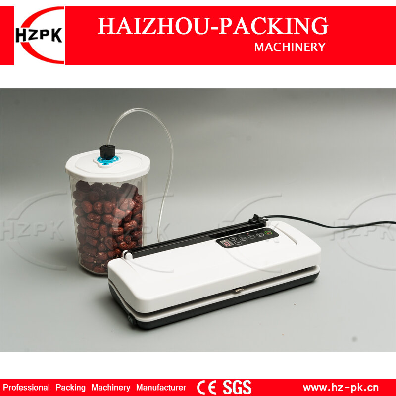 HZPK الكهربائية البلاستيك الجسم الأبيض الغذاء الطازجة فراغ السدادة ماكينة تغليف للتخزين حفظ طويلة 220 فولت/110 فولت مع قطع مجانية