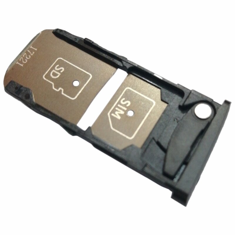 علبة بطاقة SIM الجديدة + علبة بطاقة SD الصغيرة لقوة موتورولا موتو Z2