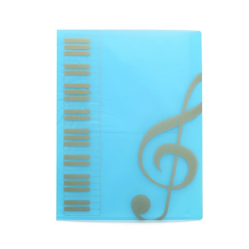 ورقة مجلد ملف تخزين الموسيقى ، ورقة حامل ، مثالية لممارسة البيانو والكمان وأدوات اللعب ، حجم A4 ، 40 صفحة