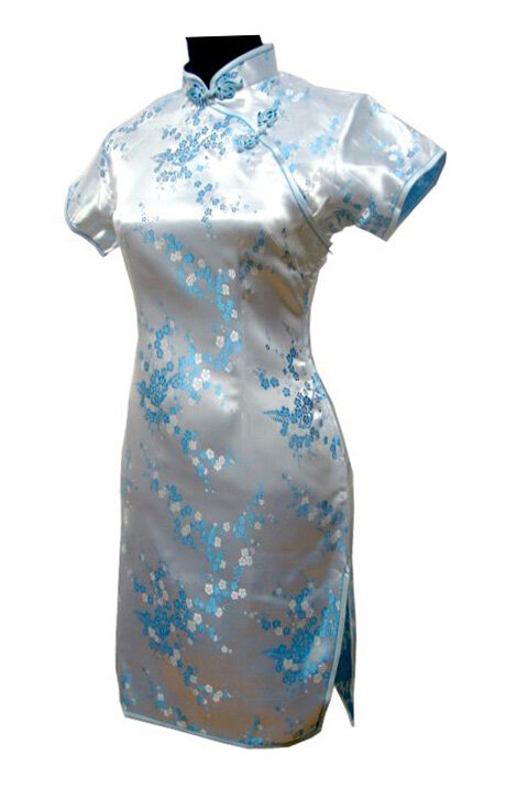 تشيباو-فستان صيني تقليدي للنساء ، شيونغسام قصير مثير ، صناعة يدوية ، زر زهرة ، مقاس كبير 3XL 4XL 5XL 6XL
