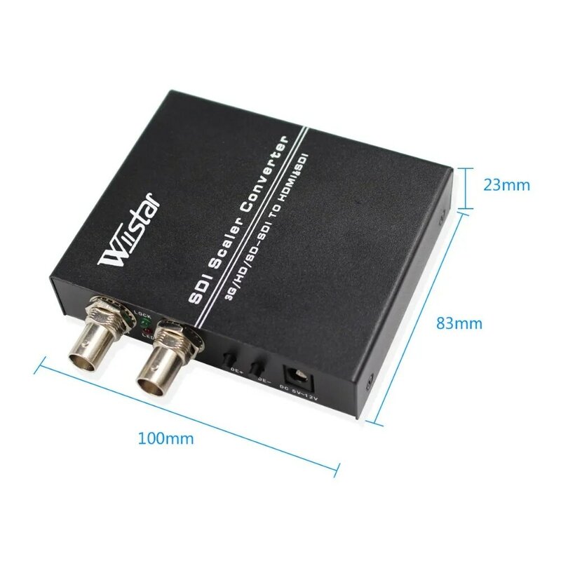 Wiiistar-محول SDI إلى HDMI ، مقبس BNC إلى HDMI ، مع حلقة SDI ، دعم SD HD 3G-SDI SDI2HDMI