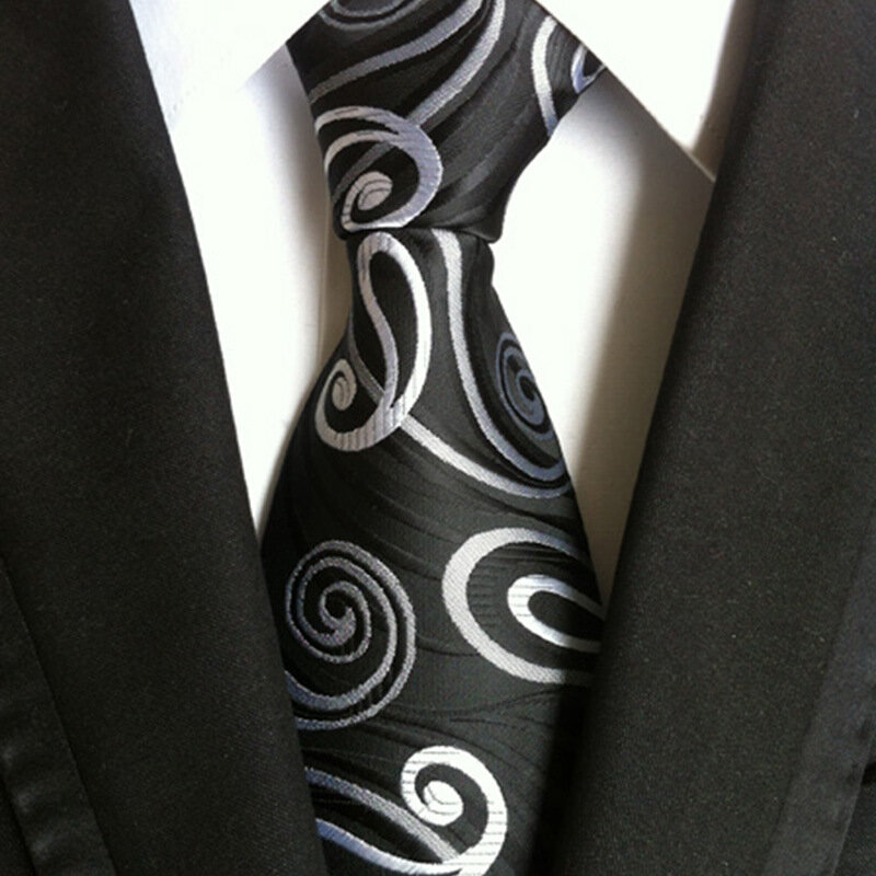 ربطة عنق بيزلي كلاسيكية للرجال ، 8 سنتيمتر ، حرير منقوش ، قمصان متطابقة ، بدلة حفلات الزفاف