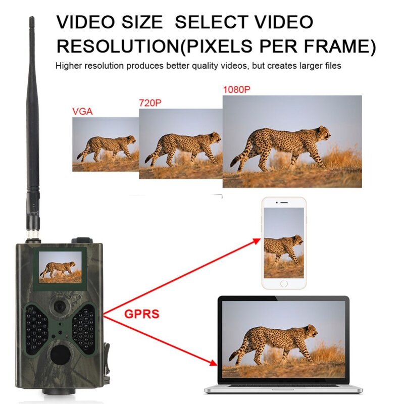 كاميرا تعقب الصيد الخلوية 16MP صور الفخاخ SMTP MMS GSM 1080P للرؤية الليلية HC330M الحياة البرية كاميرات مراقبة لاسلكية