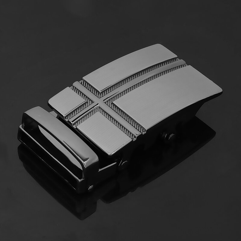 مشبك عمل أوتوماتيكي بسقاطة 4 سنتيمتر للرجال ، تصميم فريد من نوعه ، سبيكة ، ملحقات الحزام الجلدي