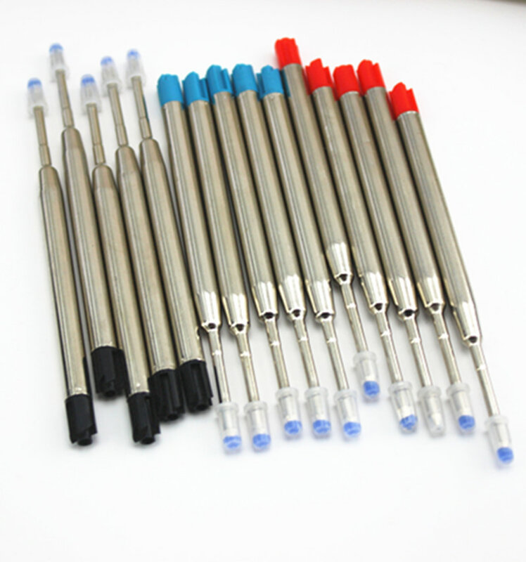 قلم حبر جاف معدني عبوات مكتب مدرسة قرطاسية أقلام هدايا ، G2 ، أزرق ، أسود ، إعادة تعبئة ، بيع ، 10 أو