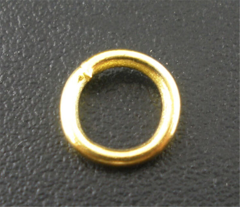 DoreenBeads 500 قطعة الذهب اللون الانتقال المفتوح خواتم الاكسسوارات الأساسية دائرة الانتقال خواتم DIY بها بنفسك صنع المجوهرات 6x1 مللي متر النتائج