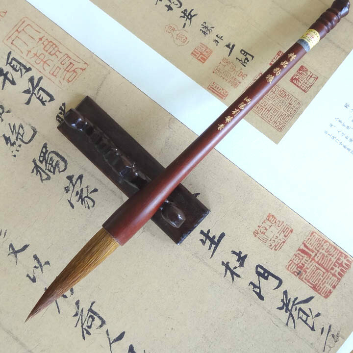 Ruyang-فرشاة شعر ابن عرس نقية ، قلم خط صيني للكتابة والرسم ومجموعة أقلام وفرش للرسم الصيني ومستلزمات الكتابة