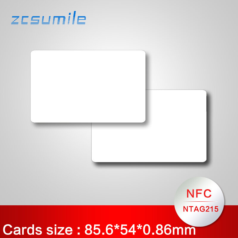 NFC 10 قطعة 215 بطاقة لعلامة TagMo الأبيض بطاقة لجميع NFC الهاتف المحمول