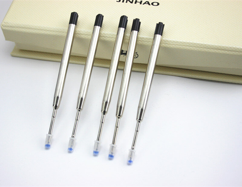 قلم حبر جاف معدني عبوات مكتب مدرسة قرطاسية أقلام هدايا ، G2 ، أزرق ، أسود ، إعادة تعبئة ، بيع ، 10 أو