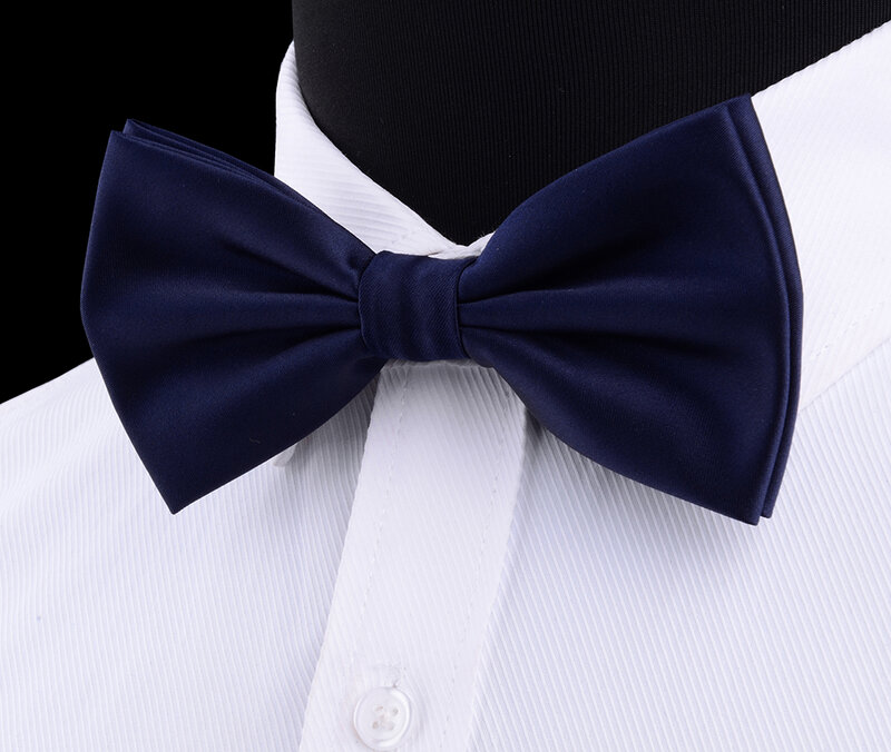 Groleson الحرير الصلبة قبل تعادل ربطة القوس فيونكة للرجال الأرجواني الأسود الأصفر مزدوجة أضعاف ربطة القوس فيونكة s مقاوم للماء الزفاف الأعمال ربطة