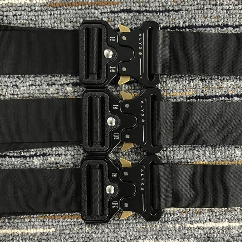 أليكس رولركوستر حزام أمان 1017 أليكس 9SM للجنسين مشبك معدني قماش حزام هيب هوب
