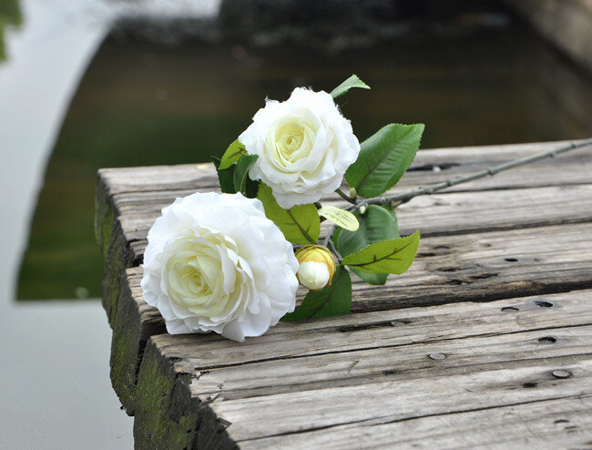منافذ مصنع] جديد زهرة الكاميليا مصنع محاكاة الزهور الاصطناعية افتتاح زهرة محاكاة مع الزفاف هوووارمي