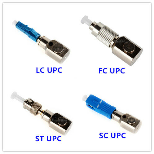 FC/SC/LC/ST UPC محول ألياف العارية ، تجميعها موصل ألياف العارية ، وضع واحد ، المواد المعدنية