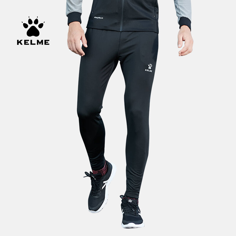 سراويل رياضية رجالية رياضية من KELME سراويل للجري والتدريب في الجيم سراويل للجري للرجال قابلة للتنفس KMC160022