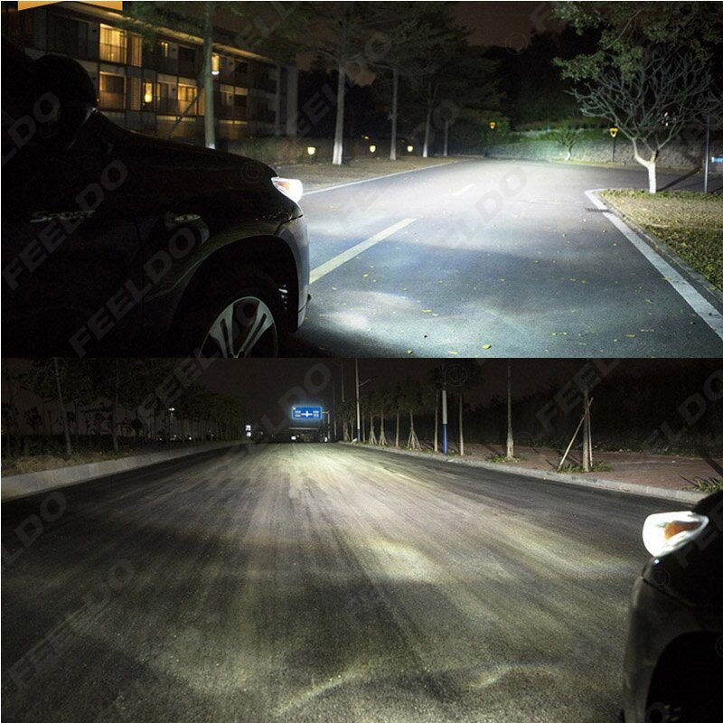 FEELDO-مصابيح ضباب ، لمبة هالوجين ، مصدر ضوء السيارة ، أبيض ، 880 ، 27 واط ، 2 قطعة ، # MX2242