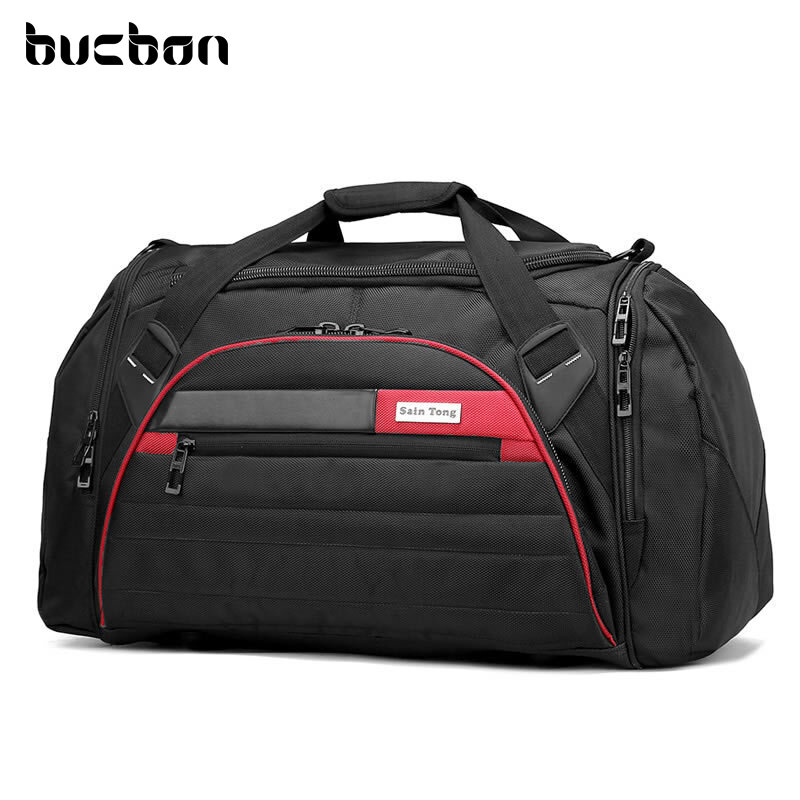 Bucbon-حقيبة رياضية كبيرة متعددة الوظائف 45 لتر ، للرجال والنساء ، للجيم ، السفر ، مقاومة للماء ، حقائب الكتف ، SGD001