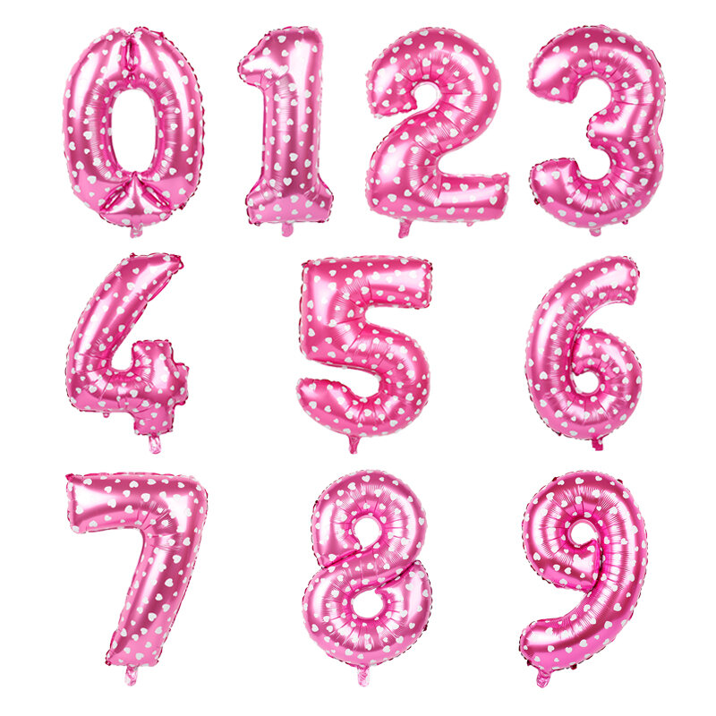 16 ''32 بوصة 0-9 عدد 9 الألوان المتاحة احباط بالونات globos أرقام البالونات حفلة عيد ميلاد زينة الاطفال بالون الزفاف