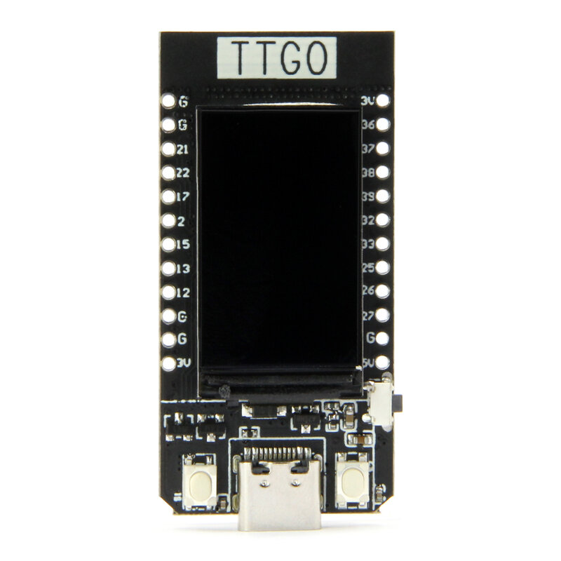 LILYGO® TTGO T-Display ESP32 مجلس التنمية واي فاي بلوتوث 1.14 بوصة ST7789V IPS LCD وحدة تحكم لاسلكية وحدة لاردوينو