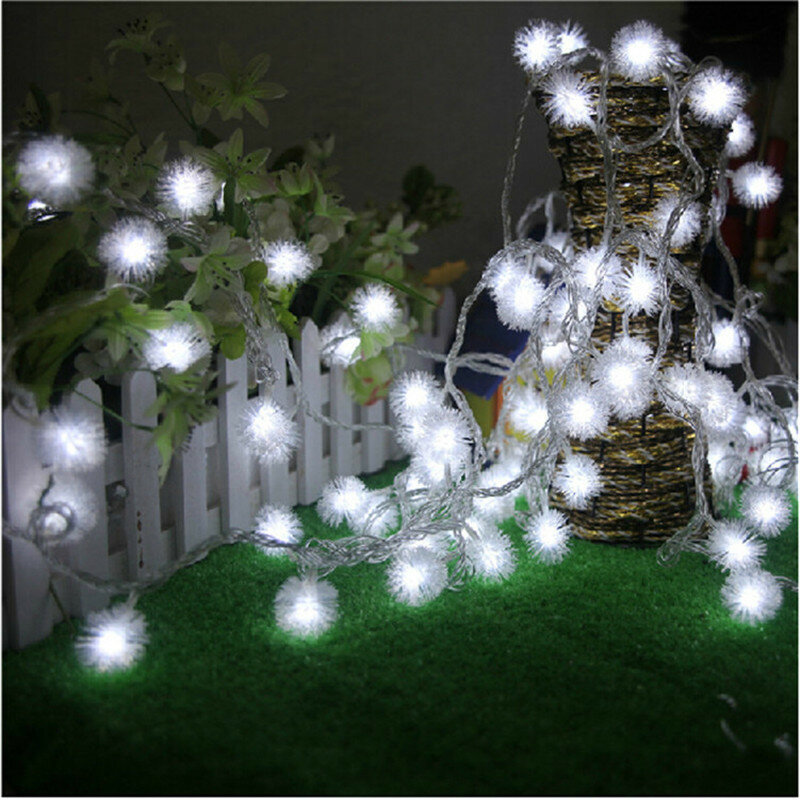 20LED 3M بطارية LED سلسلة كرة الثلج أضاليا عيد العشاق ضوء الزفاف الأطراف خيط مزخرف أضواء عطلة