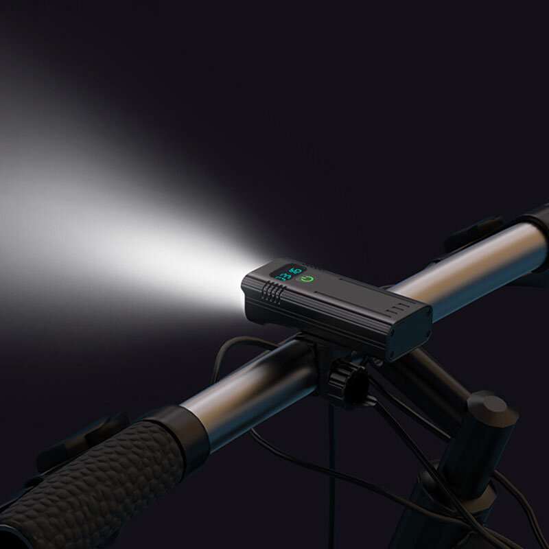 10000 mAh الدراجة الخفيفة غير نافذ للمطر مصباح ليد بوحدة USB قابل لإعادة الشحن إضاءة دراجة هوائية سوبر مصباح كهربائي فلاش شديد السطوع للدراجات الخلفية ضوء الفرامل الذكية