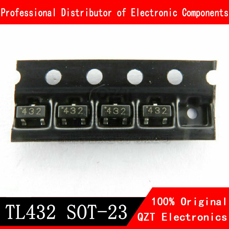 50 قطعة TL432 TL432A AZ432BZ سوت 432 CJ432 SOT23 TL432AIDBZR سوت-23 SMD الجهد منظم IC الصمام الثلاثي الترانزستور