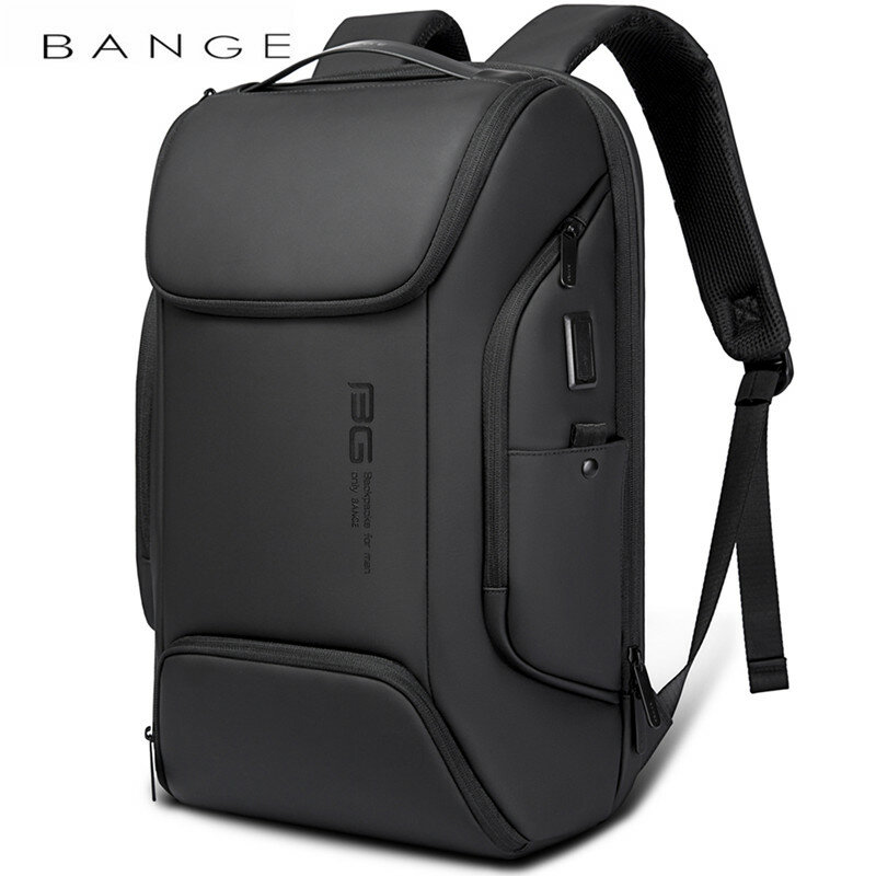 BANGE-حقيبة ظهر للكمبيوتر المحمول ، حقيبة ظهر للكمبيوتر المحمول ، متعددة الوظائف ، مقاومة للماء ، سعة كبيرة ، للعمل اليومي