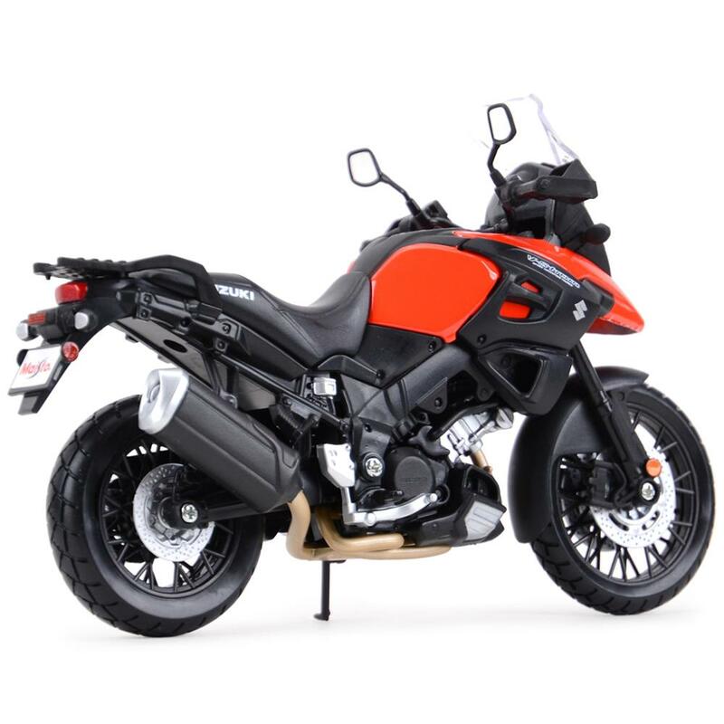 Maisto-مركبة Suzuki V-Strom بمقياس 1:12 ، نموذج قابل للتحصيل ، دراجة نارية ، ألعاب