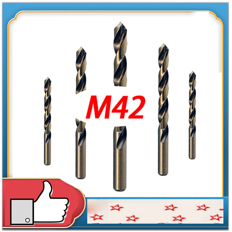1 قطعة HSS M42 كوبالت تويست مثقاب 1 مللي متر-13 مللي متر تستخدم للحفر على الصلب الصلب والحديد الزهر والفولاذ المقاوم للصدأ