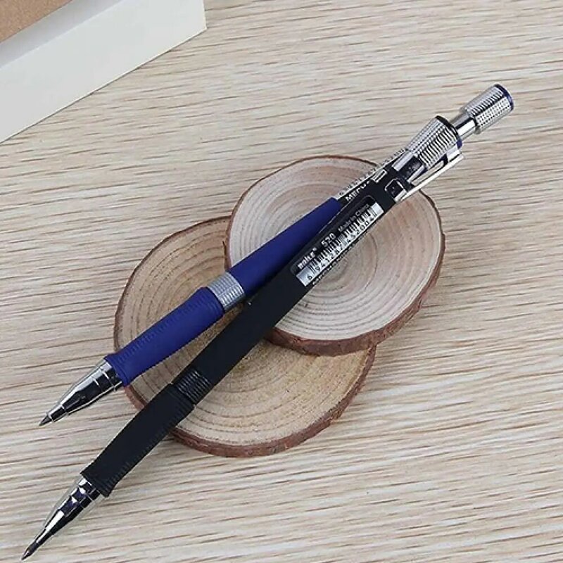 1 قطعة 2.0 مللي متر رسم قلم رصاص أسود حامل الرصاص صياغة الرسم دراسة القرطاسية قلم رصاص الميكانيكية