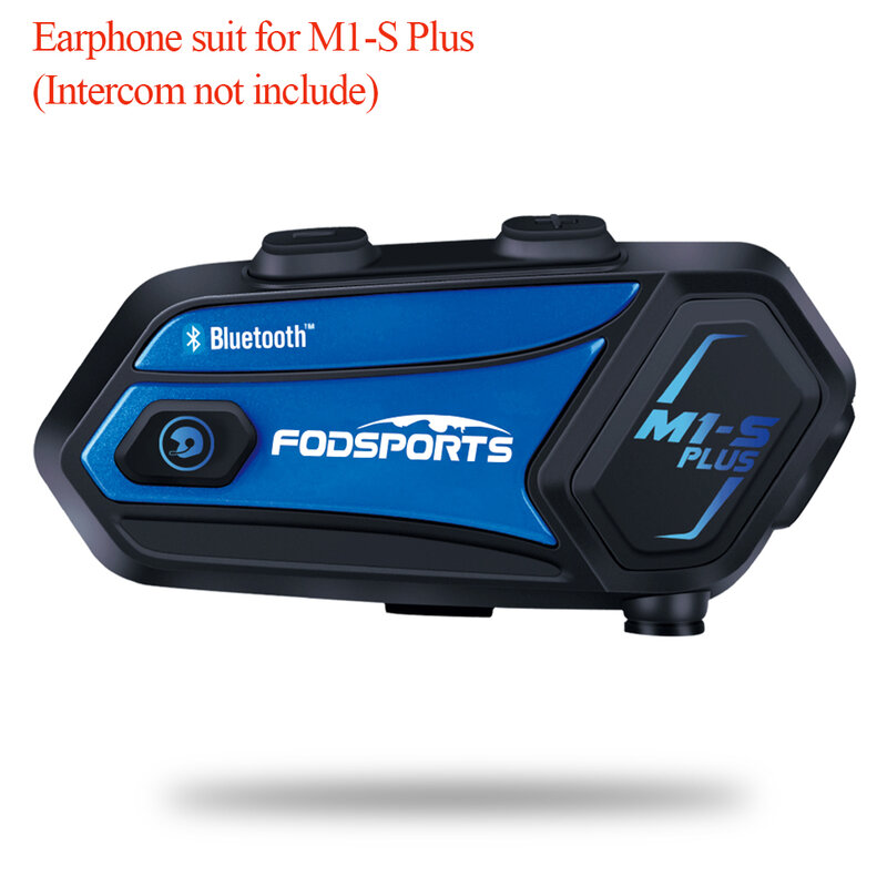 Fodsports دراجة نارية خوذة بلوتوث سماعات اتصال داخلي اكسسوارات ل M1-S زائد سماعة سماعة مع ميكروفون كليب M1S زائد