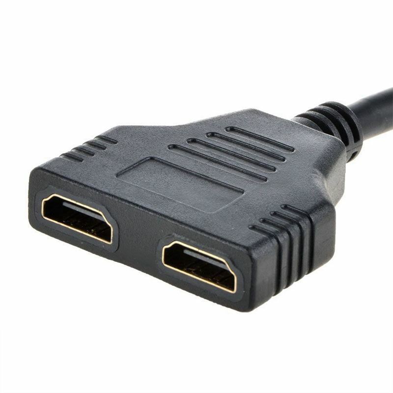 1080P HDMI ميناء ذكر إلى 2 أنثى 1 في 2 خارج الفاصل مهائي كابلات محول