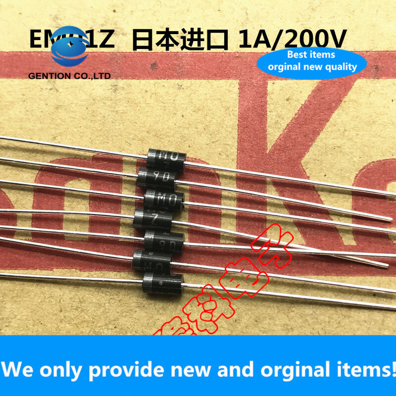 20 قطعة 100% جديد أصلي EM01Z المعدل ديود 1A 200 فولت اليابان المستوردة EMO1Z الأصلي DO-41 رقاقة لوحة الكمبيوتر