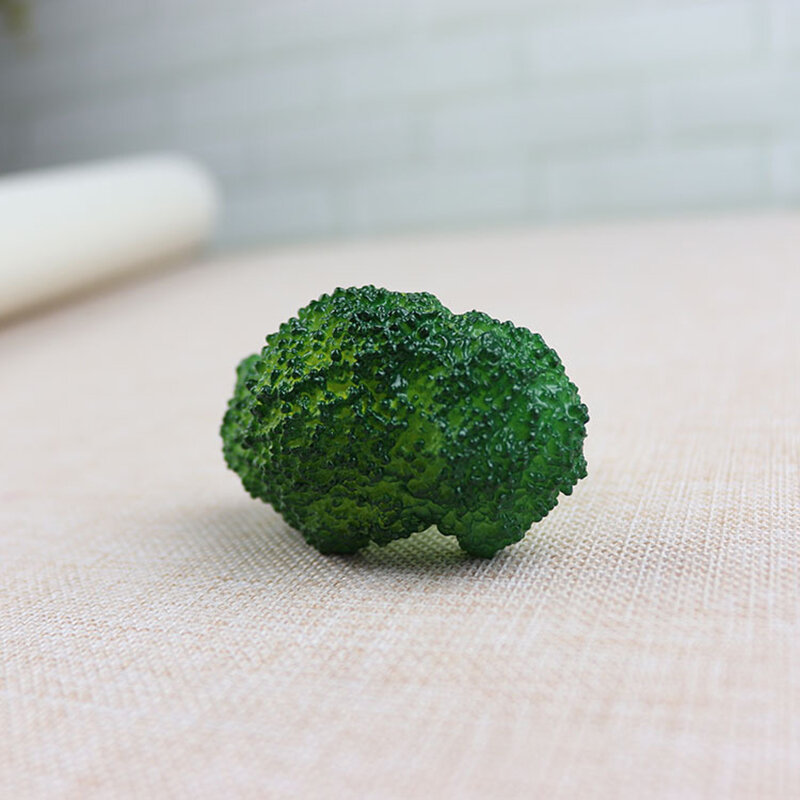 الخضروات الاصطناعية القرنبيط القرنبيط الغذاء نموذج مول عينة الدعائم الزخرفية لعب الاطفال اللعب