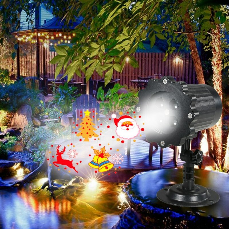 ضوء عرض المتحركة جهاز عرض (بروجكتور) ليد ضوء عيد الميلاد هالوين مصابيح جهاز عرض الزخرفية الإضاءة لحزب عطلة المنزل