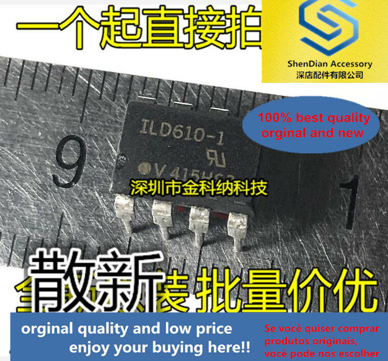10 قطعة فقط الأصلي جديد ILD610-1 -2 في خط DIP8 optocoupler المعزل الترانزستور optocoupler المستوردة رقاقة