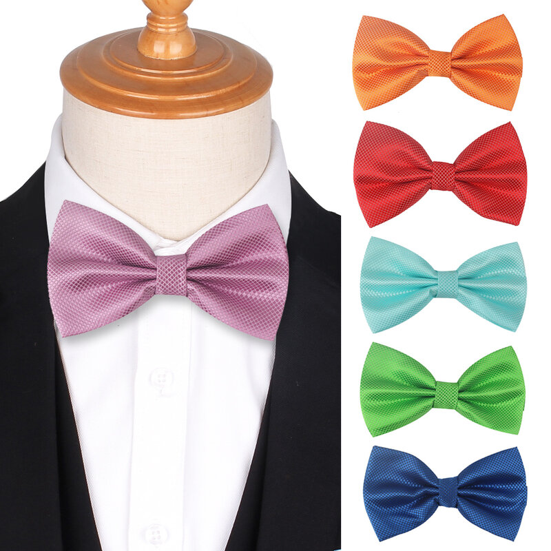 ربطة عنق بلون الحلوى للرجال والنساء ، بدلة كلاسيكية قابلة للتعديل ، لحفلات الزفاف