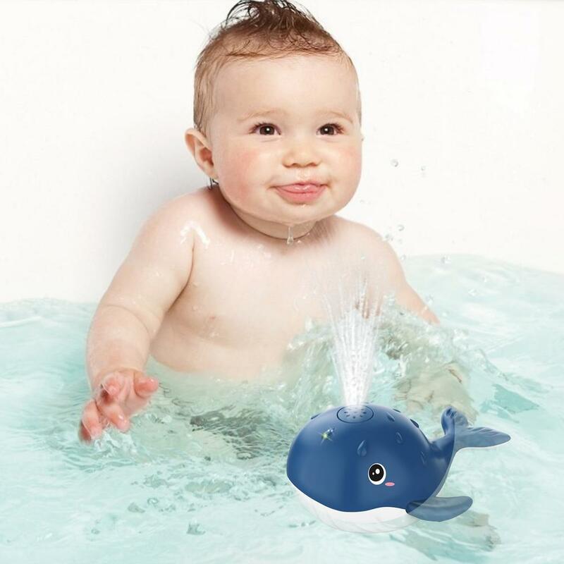 جديد الإبداع حمام الطفل لعبة لطيف الكهربائية التعريفي رذاذ الماء الحوت لعبة الرش ألعاب مياه الأطفال رذاذ الماء حمام لعبة