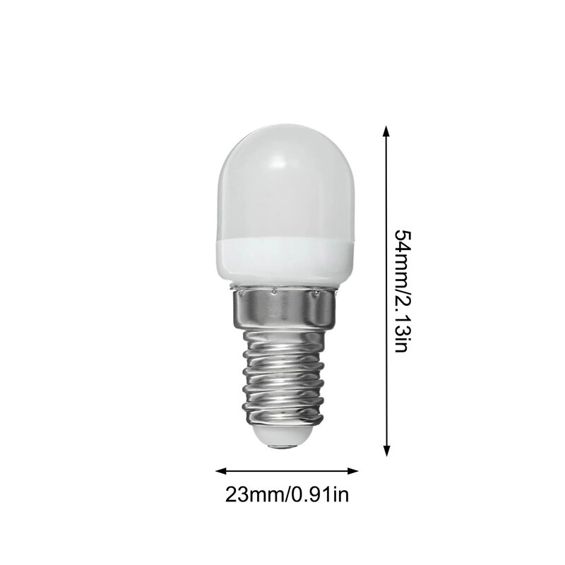 مصباح إضاءة Led صغير E14 التيار المتناوب 220 فولت مصدر ضوء موفر للطاقة مصباح طاولة مصباح للثلاجة الفريزر الكريستال المهذب