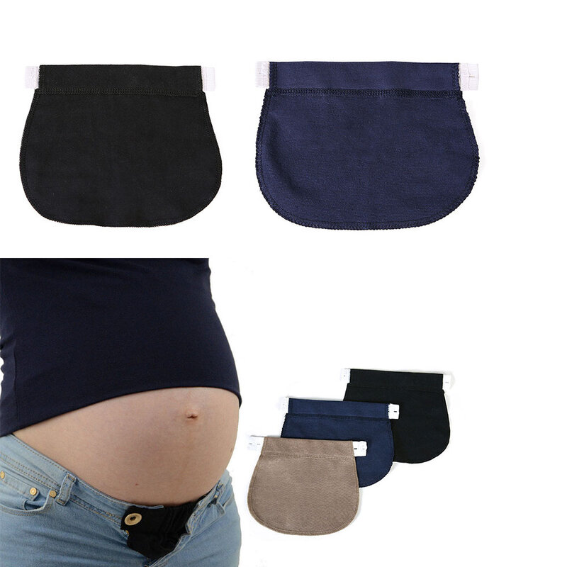 1 قطعة النساء قابل للتعديل مرونة الأمومة الحمل حزام الخصر موسع الملابس السراويل للنساء الحوامل الخياطة اكسسوارات