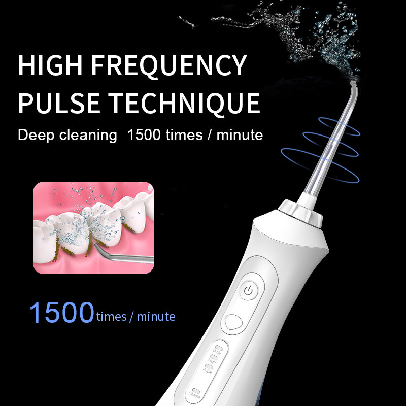 Seago-جهاز ري الأسنان عن طريق الفم ، قابل لإعادة الشحن usb ، مع 3 أوضاع ، ipx7 ، 200 مللي الماء ، لتنظيف الأسنان ، sg833 ، جديد