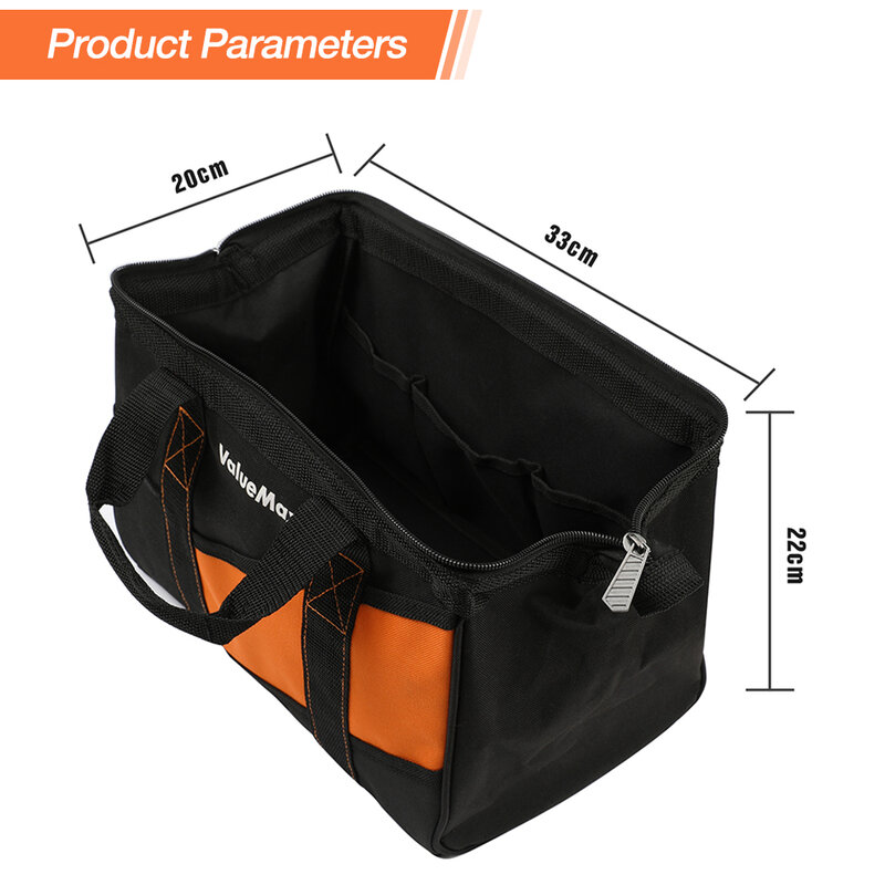 ValueMax 13 ''/33 سنتيمتر أداة حقيبة منظم المحمولة أداة تخزين حقيبة سعة كبيرة متعددة الأغراض أداة أكياس اليد التعبئة حقيبة