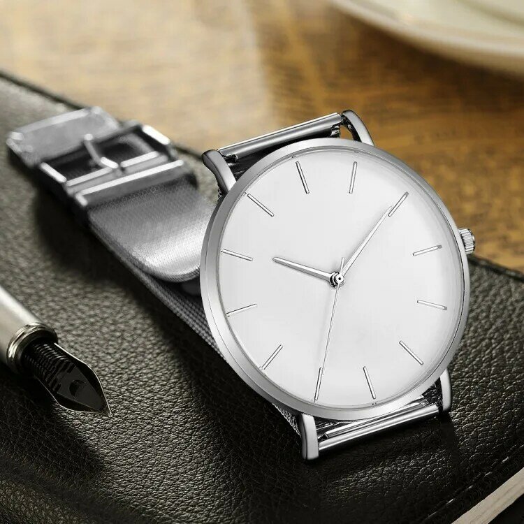 ساعة رجالي 2023 فاخرة من ارقى الماركات التجارية ساعات كوارتز عملية بسيطة جدا شبكة ساعة اليد للرجال ساعة Reloj Hombre Montre Homme