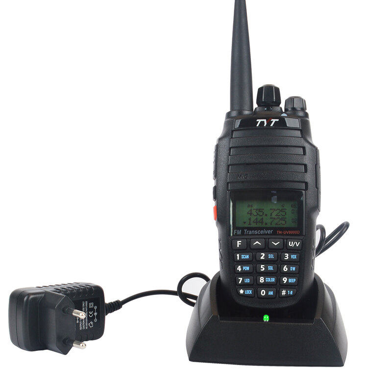TH-UV8000D اسلكية تخاطب TYT 10W ثنائي الموجات VHF و UHF الصليب الفرقة مكرر الوظائف المحمولة هام راديو 128CH w/3600m البطارية
