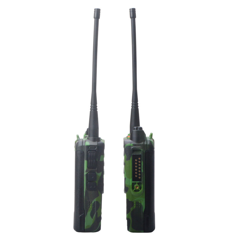 جهاز اتصال لاسلكي مموه UV9R Plus Baofeng UHF VHF ثنائي النطاق 8 وات 128Ch VOX FM IP57 مقاوم للمياه مع سماعة رأس مجانية