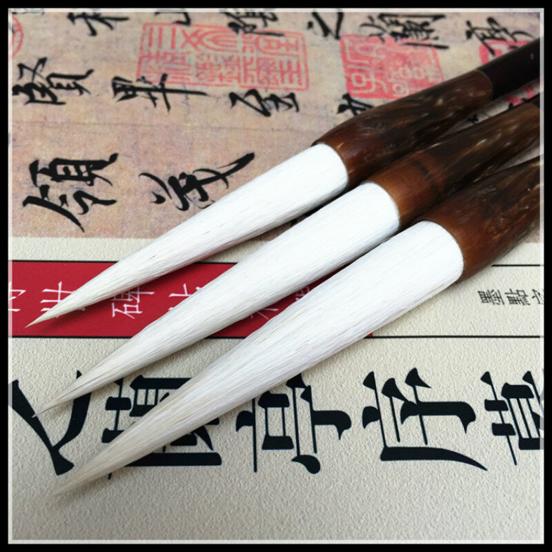 Tinta China-فرش للخط الصيني والصوف للشعر الطويل والرسم والكتابة والكتابة والكتابة على الخطوط الصينية
