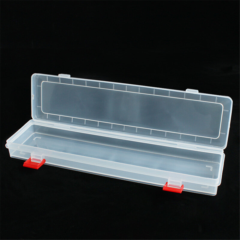 14 بوصة طويلة شفافة أجزاء صندوق تمديد أداة صندوق PP صندوق شفاف أداة صندوق تخزين