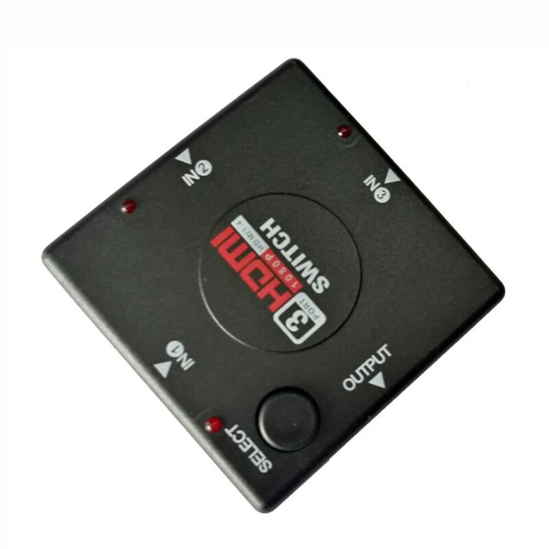 RUISUI 1080P 3 طريقة HDMI متوافق الخائن مصغرة 3 ميناء HDMI الجلاد صندوق محدد ل HDTV الكمبيوتر محول فيديو 3 في 1 خارج