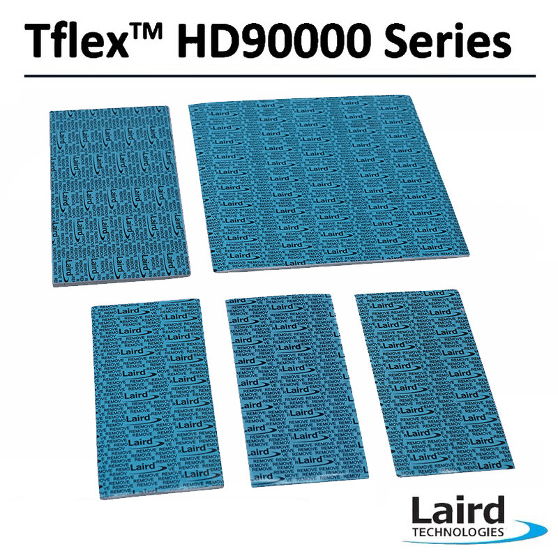 Laird Tflex HD90000 سلسلة لوحة حرارية ل M2 RTX 3000 3080 3090 بطاقة ذاكرة الفيديو ، 7.5 واط/mK ، 80x40 مللي متر ، 1.0 ، 1.5 ، 2.0 ، 2.5 مللي متر سميكة ، لينة