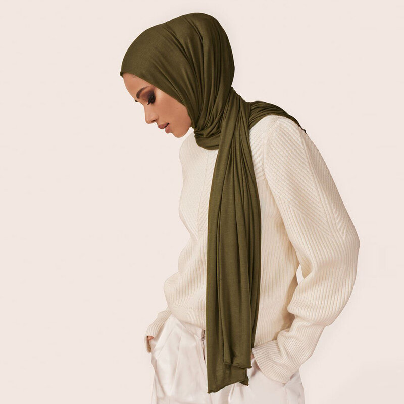 شالات الحجاب الشيفون مسلم للنساء ، وشاح أحادي اللون ، يلتف الرأس ، الحجاب ، الأوشحة للسيدات ، الحجاب مسلم الإناث ، 70*180 سنتيمتر