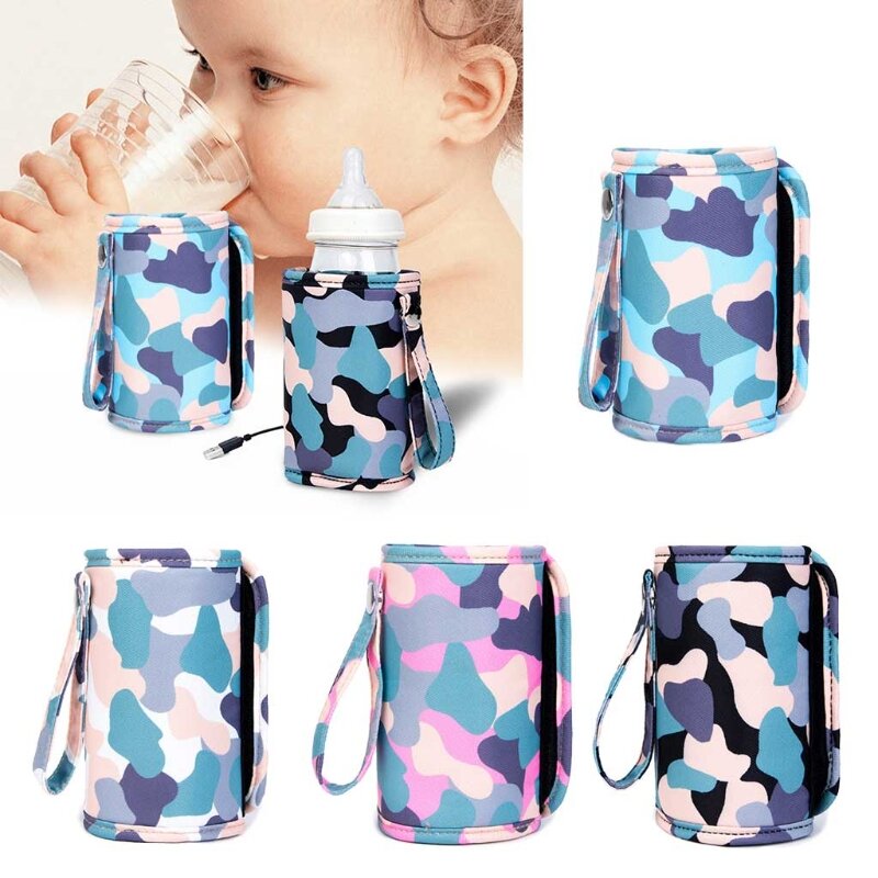 المحمولة السفر جهاز حفظ حرارة الحليب USB مدفأة زجاجة الطفل العزل ترموستات الغذاء سخان الرضع زجاجة تستخدم في الرضاعة غطاء ساخن